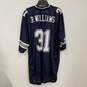 Mens Navy Blue Dallas Cowboys Ricky Williams #31 Football NFL Jersey Sz 2XL image number 2