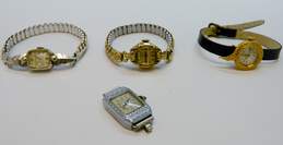 VNTG Women's Wittnauer, Valencia & Bucherer Analog Watch Lot