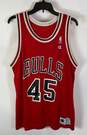 Champion NBA Chicago Bulls Michael Jordan #45 Red Basketball Jersey - Size 44 image number 1