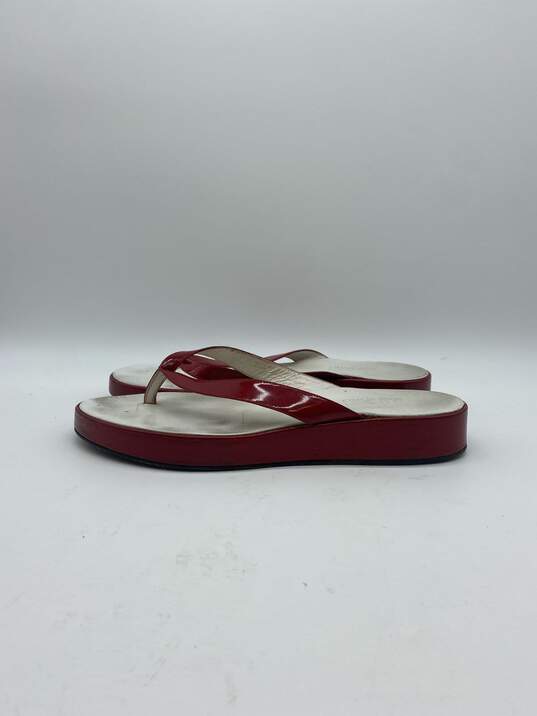 Gucci Red Slip-On Casual Shoe Women 9 image number 2