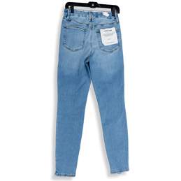 NWT Good American Womens Blue Denim Extra Stretch Skinny Leg Jeans Size 8/29 alternative image