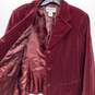Pendleton Women's Burgundy Cotton Blend Blazer Size 10 image number 3