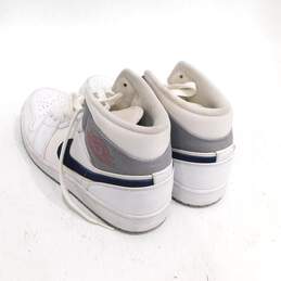 Jordan 1 Mid Paris White Men's Shoes Size 9.5 alternative image