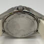 Designer Fossil ES-2344 Silver-Tone Stainless Steel Round Analog Wristwatch image number 4