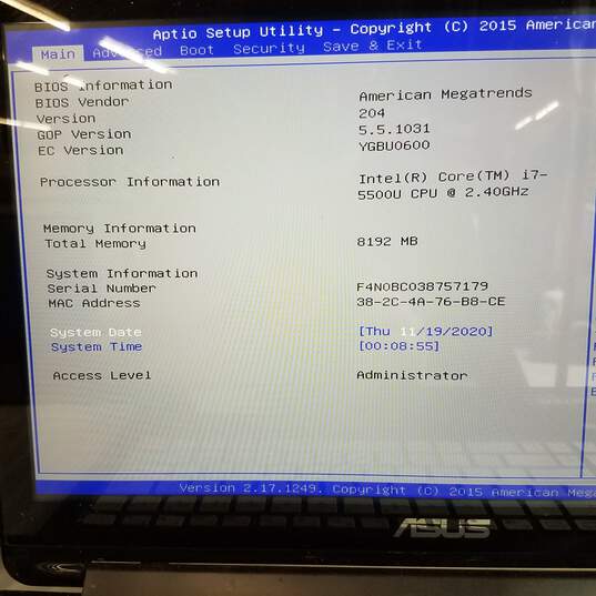 ASUS Q551L 15in Laptop Intel i7-5500U CPU 8GB RAM 1TB HDD GTX 940M GPU image number 9