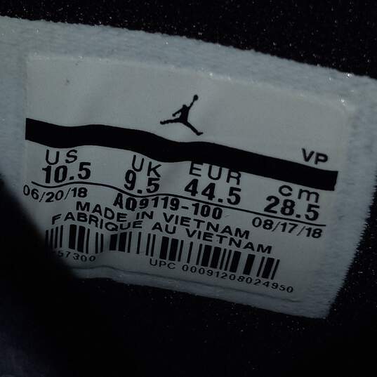 Jordan Men's AQ 9119-100 Jumpman Z White/Black Shoes Size 10.5 image number 6