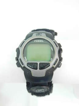 VNTG Women's Fossil Blue DQ-1044 Black Digital Quartz Watch