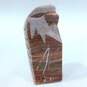 VNTG Navajo Alabaster Pink Stone Indian Chief Carved Sculpture 6.5 Inch image number 3