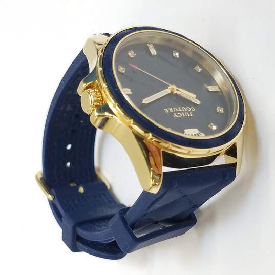 Juicy Couture JC 20.3.44.0528 Blue & Gold Tone Quartz Watch image number 5