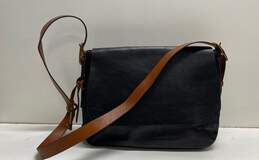 Fossil Leather Shoulder Bag Black, Brown