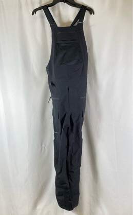 NWT Mountain Hardwear Mens Black Adjustable Strap Straight Leg Bib Pants Size M