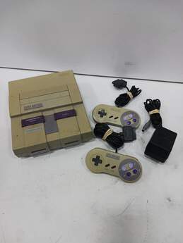 Super Nintendo Video Game Console