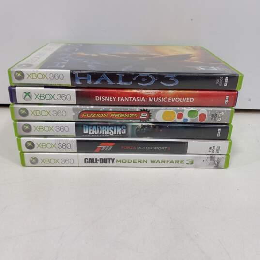 Bundle of 6 Xbox 360 Video Games image number 1