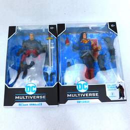 NEW McFarlane DC Multiverse Batman Unmasked & Superman Death Metal Action Figure