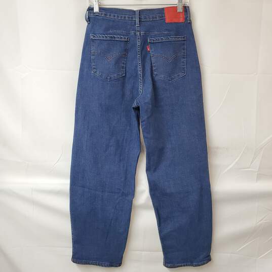 Levi's Premium Navy Blue Cotton Jeans Pants Women's image number 2