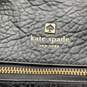 Kate Spade New York Womens Black Leather Polka Dot Detail Satchel Bag Purse image number 5