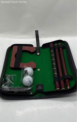 Ballantine's Portable Collapsible Practice Putter 3 pcs Golf Set With Case