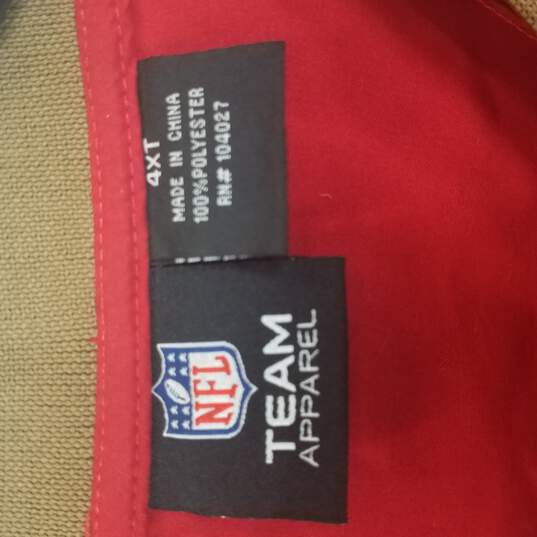 Buy the NFL 49ers Men Red V Neck Athletic Jacket 4XL
