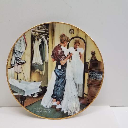 Norman Rockwell Bundle Lot of 4 Collector's Plates Knowles image number 4