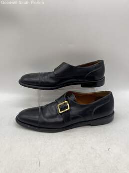 Authentic Salvatore Ferragamo Mens Black Shoes Size 9.5 D