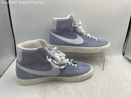 Nike Womens Blazer Mid`77 Essential Blue Lace-Up Sneaker Shoes Size 11.5 alternative image