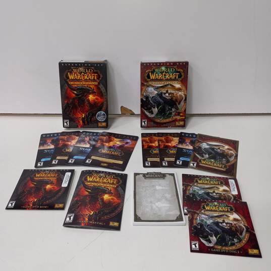 Bundle of 2 Blizzard Entertainment World of Warcraft Expansion Set For PC-Mac (Cataclysm And Mist Of Pandaria) image number 1