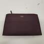 Kate Spade Burgundy Zip Pouch image number 1