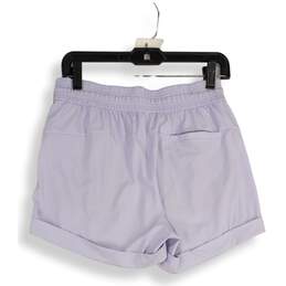 Lululemon Womens Blue Elastic Drawstring Waist Pull-On Athletic Shorts Size 6 alternative image