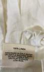 NWT Marle Womens White Lenny Linen Long Sleeve Notch Lapel Blazer Jacket Size 6 image number 5