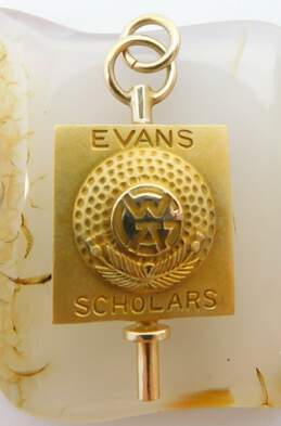 10K Yellow Gold Western Golf Association Evans Scholars Foundation Pendant 7.0g