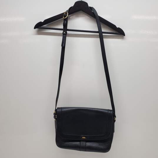 Buy the Bally Black Leather Vintage Crossbody Bag | GoodwillFinds