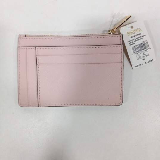 Jet set leather wallet Michael Kors Pink in Leather - 21097042