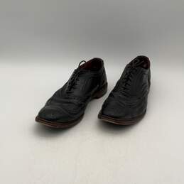 Allen Edmonds Mens Neumok 2.0 Black Leather Wingtip Oxford Dress Shoes