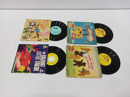 Vintage Children's 45s Records Assorted 16pc Lot image number 4