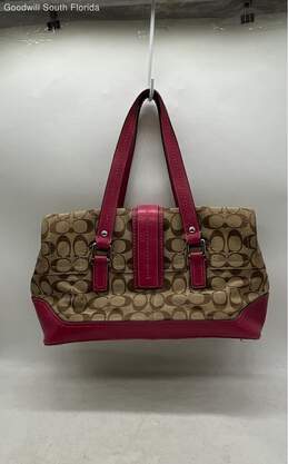 Coach Womens Brown Pink Purse alternative image