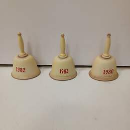 Set of Assorted Vintage Goebel 1980, 1982 & 1983 Annual Bells alternative image