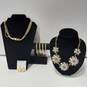 5pc Bundle of Assorted Gold and Silver Tone Costume Jewelry image number 1