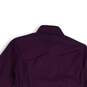 NWT Elie Elie Balleh Womens Purple Geometric Print Button-Up Shirt Size 12 image number 4