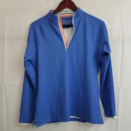 Women's UPF 50+ sun protection long sleeve half zip shirt M