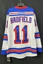 NHL Reebok New York Rangers Vic Hadfield #11 Jersey - Size L image number 2