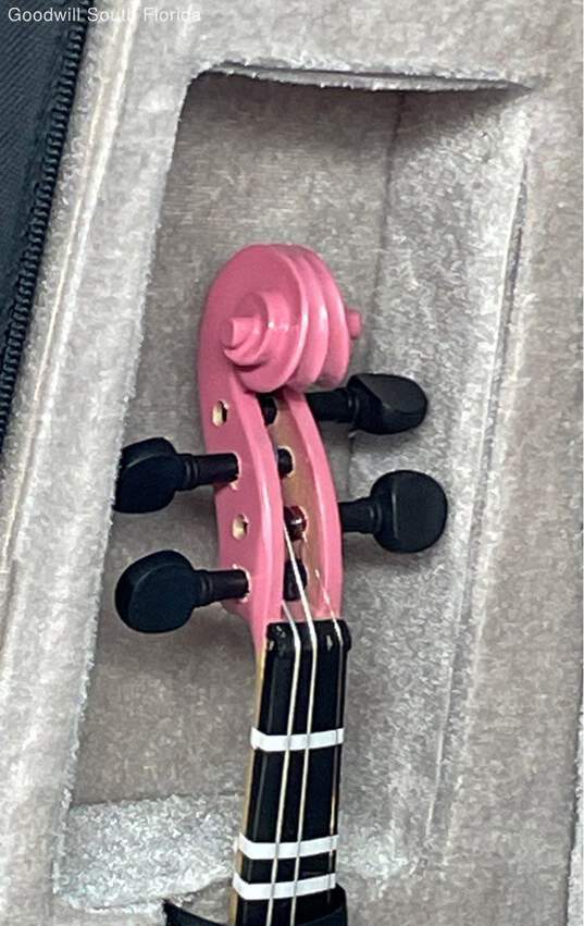 Aubert A Mirecourt Pink Violin Inside Black Case image number 4