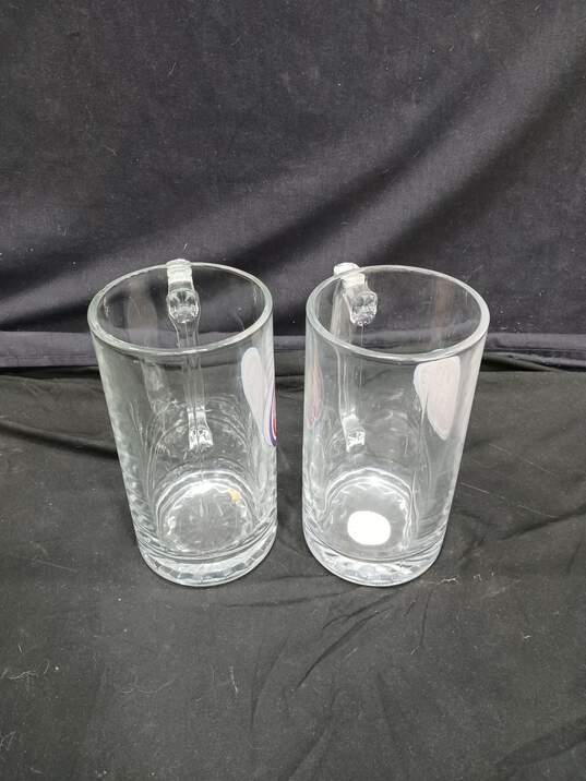 Dave & Buster XL Glass Beer Mugs 2pc Set image number 4