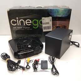 Cinego DLP Projector D1000 and Subwoofer alternative image