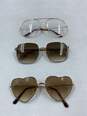 Unbranded Brown Sunglasses - 3 Pairs image number 1