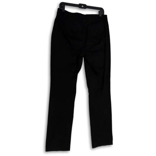 Womens Black Denim Dark Wash Pockets Stretch Straight Leg Jeans Size 6 image number 2