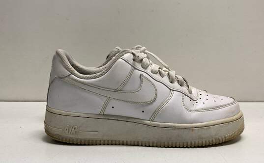 Nike Air Force 1 Leather Low Sneakers White 8 image number 3