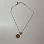 Designer Kendra Scott Gold-Tone Chain Lobster Clasp Heart Charm Necklace image number 3
