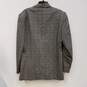 Yves Saint Laurent Womens Gray Long Sleeve Single Breasted Blazer Size XXL image number 2