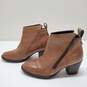 Rockport Women's Brown Leather Heeled Boots Size 6 image number 1