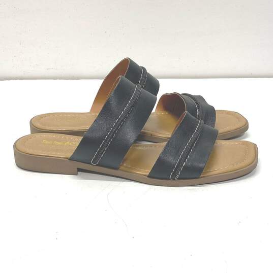 Coach And Four Leather Gruppo Sandals Black 8 image number 1